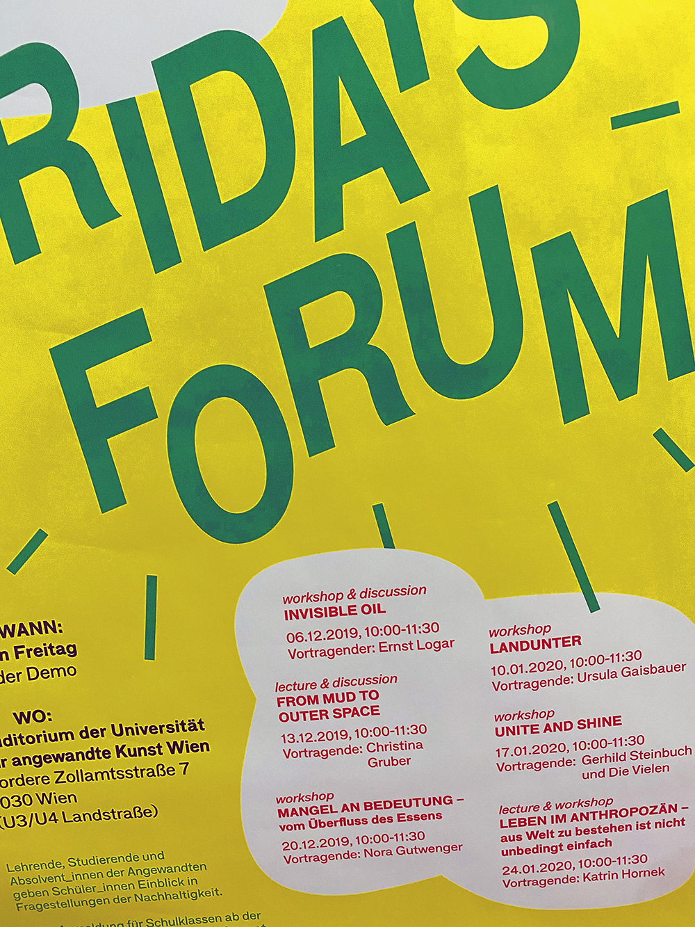 Fridays Forum